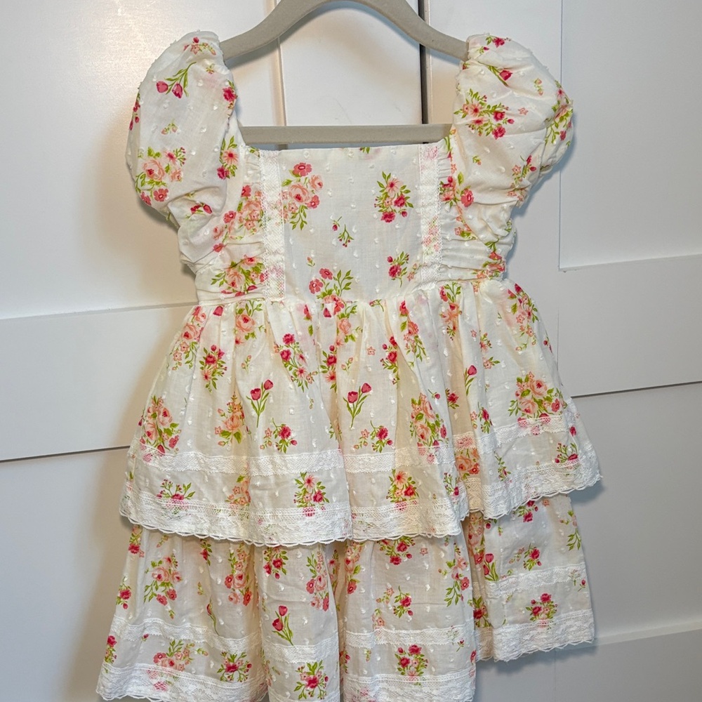 Sincerely Jules Kids White Floral Dress
